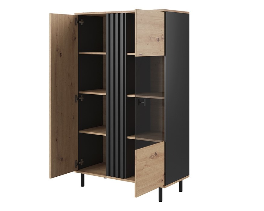 Vitrine DUSTY nombreux rangements KAMAZZA