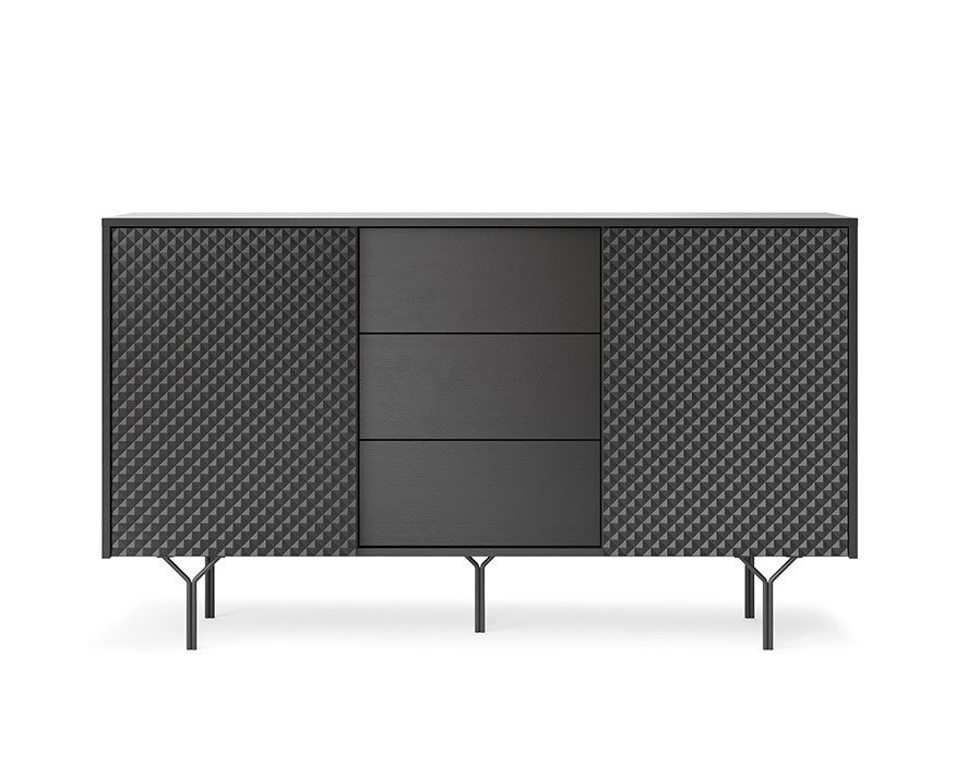 Découvrez l'élégance intemporelle avec le buffet LENA – une pièce maîtresse à l'esthétique géométrique et aux finitions soignées.