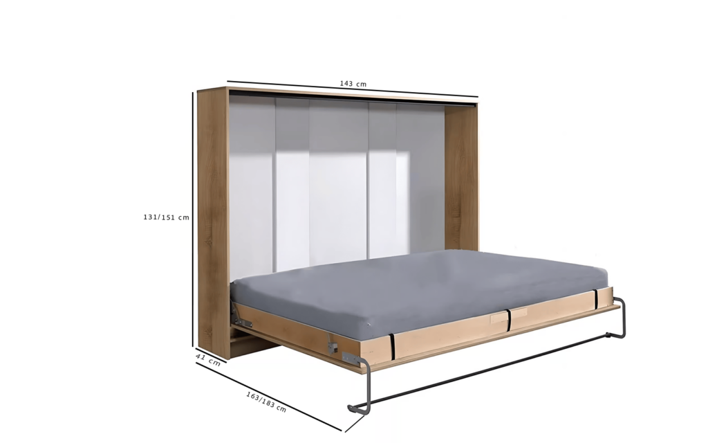 Dimensions ZEN horizontal.
