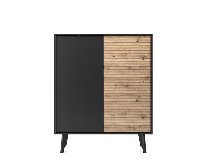 Buffet Haut 2 Portes ISAAC, Équilibre Parfait entre Élégance et Fonctionnalité