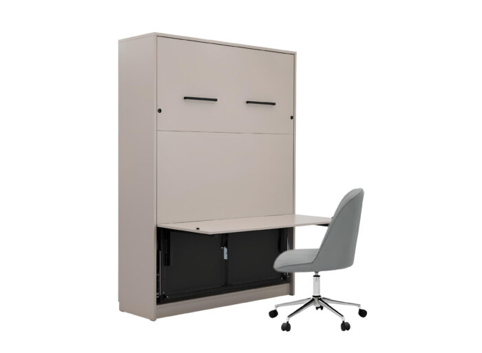 Lit bureau escamotable, lit escamotable bureau intégré; lit escamotable avec bureau intégré - LOLITA