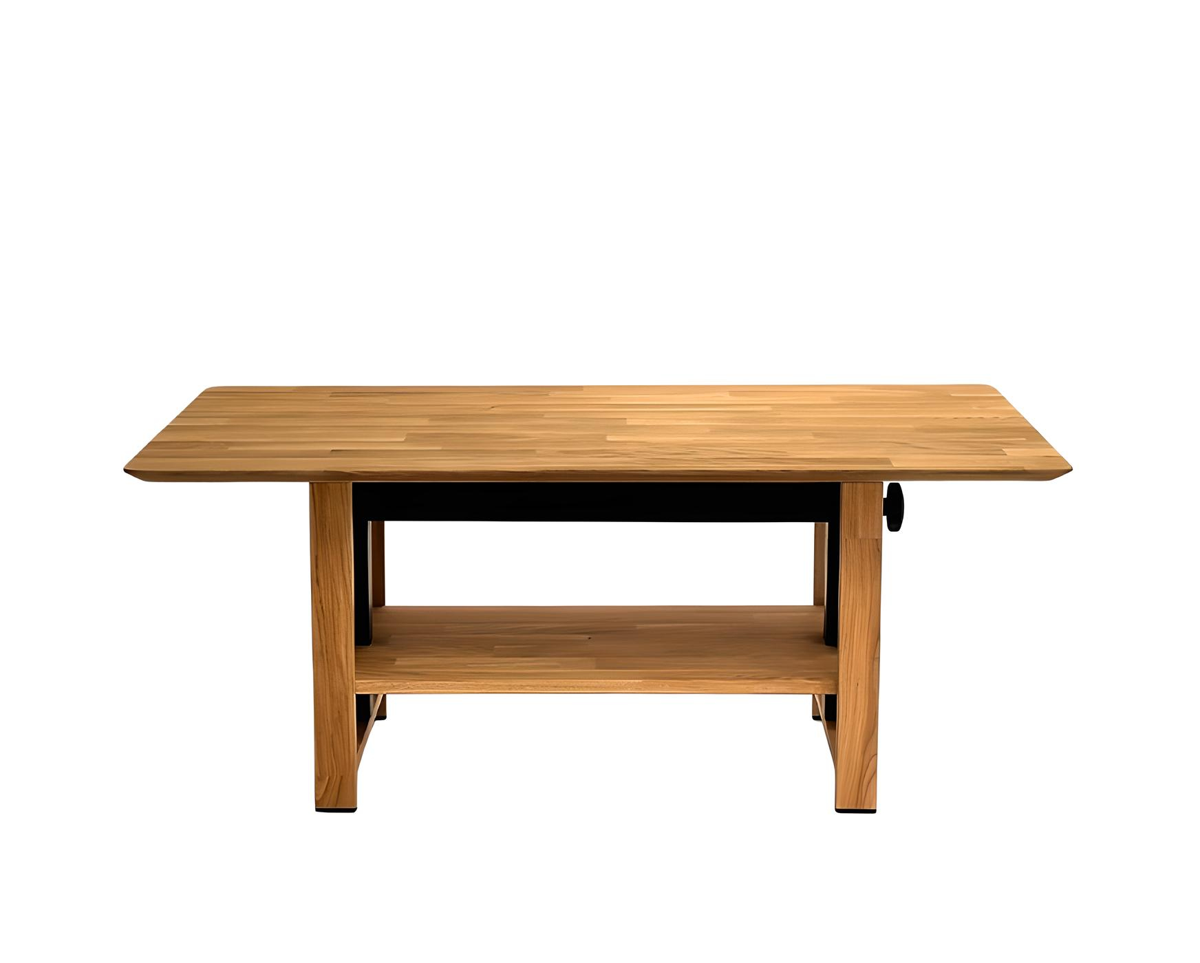 Table basse relevable chêne Leo design et fonctionnalité