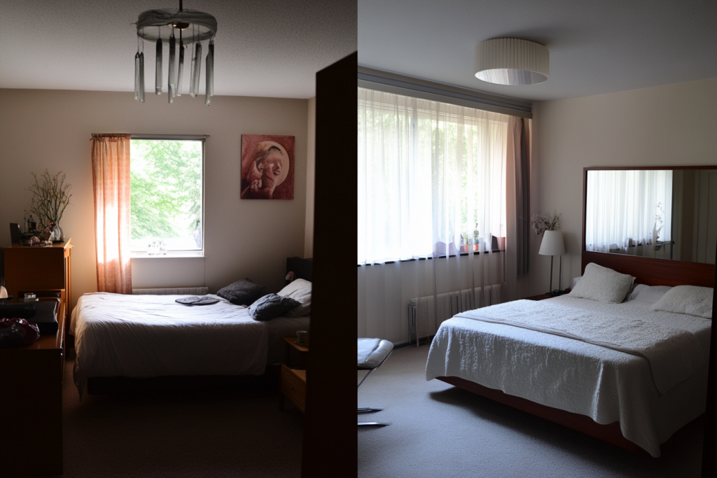 11 clés pour agrandir visuellement une chambre étroite