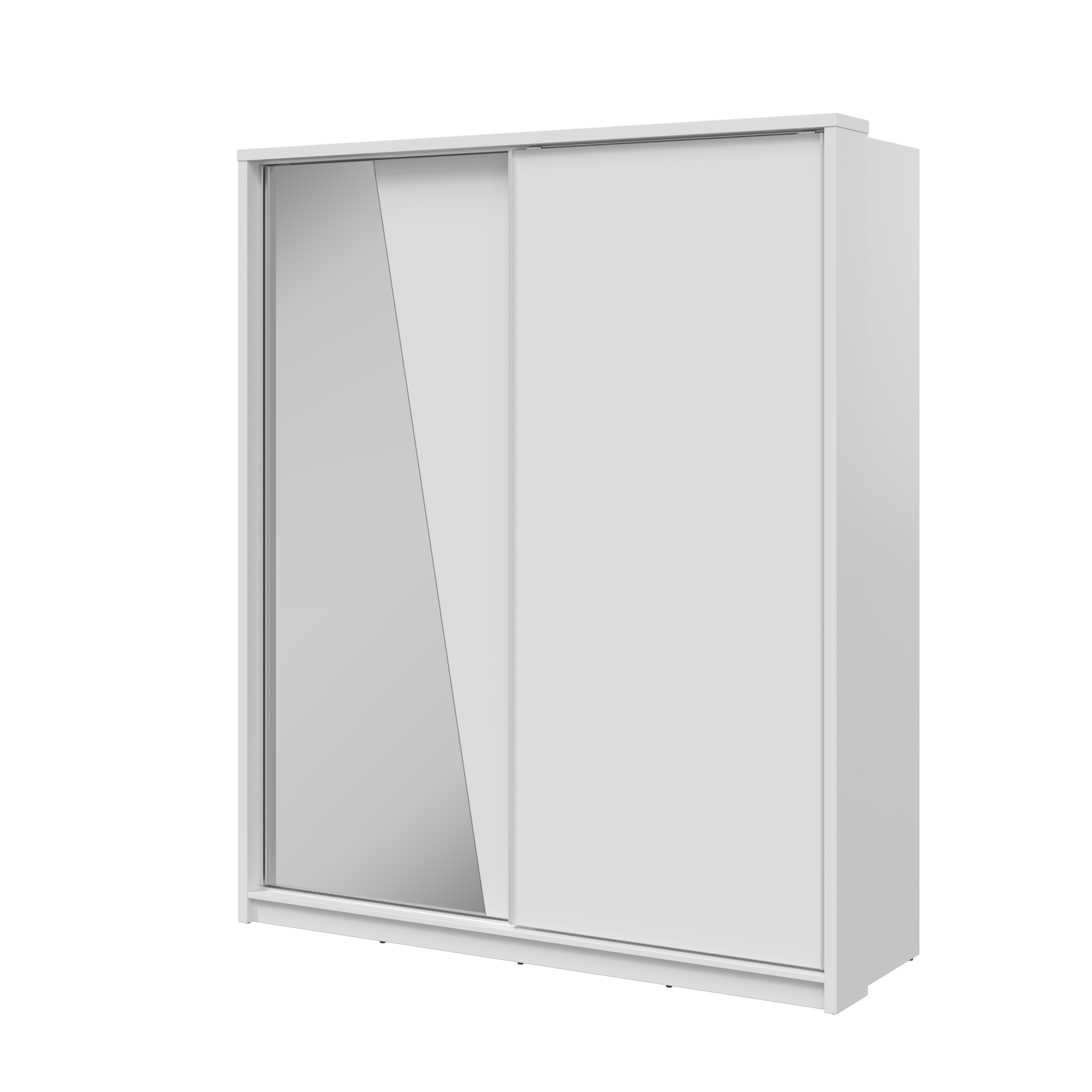 Armoire 2 portes avec miroir KAMAZZA