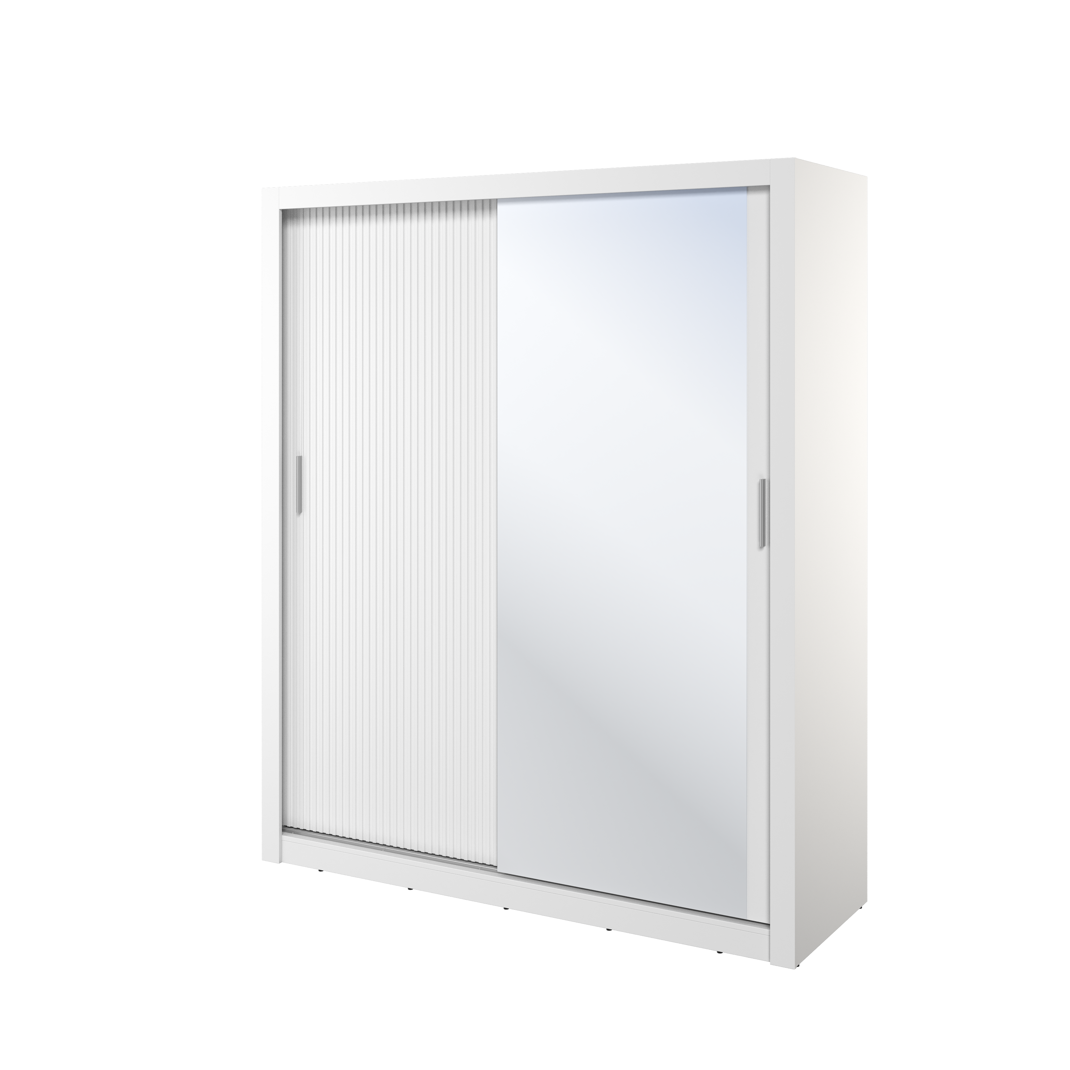 Armoire 2 portes avec miroir KAMAZZA