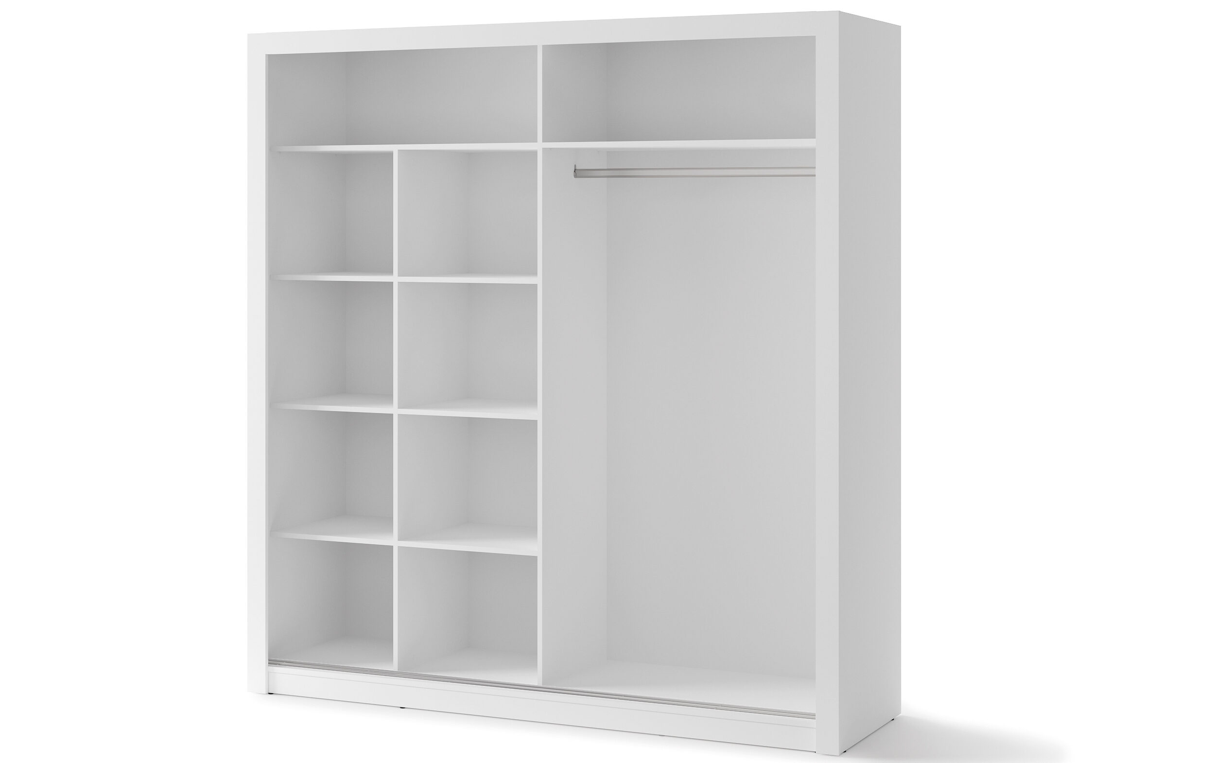 Armoire 2 portes avec miroir KAMAZZA