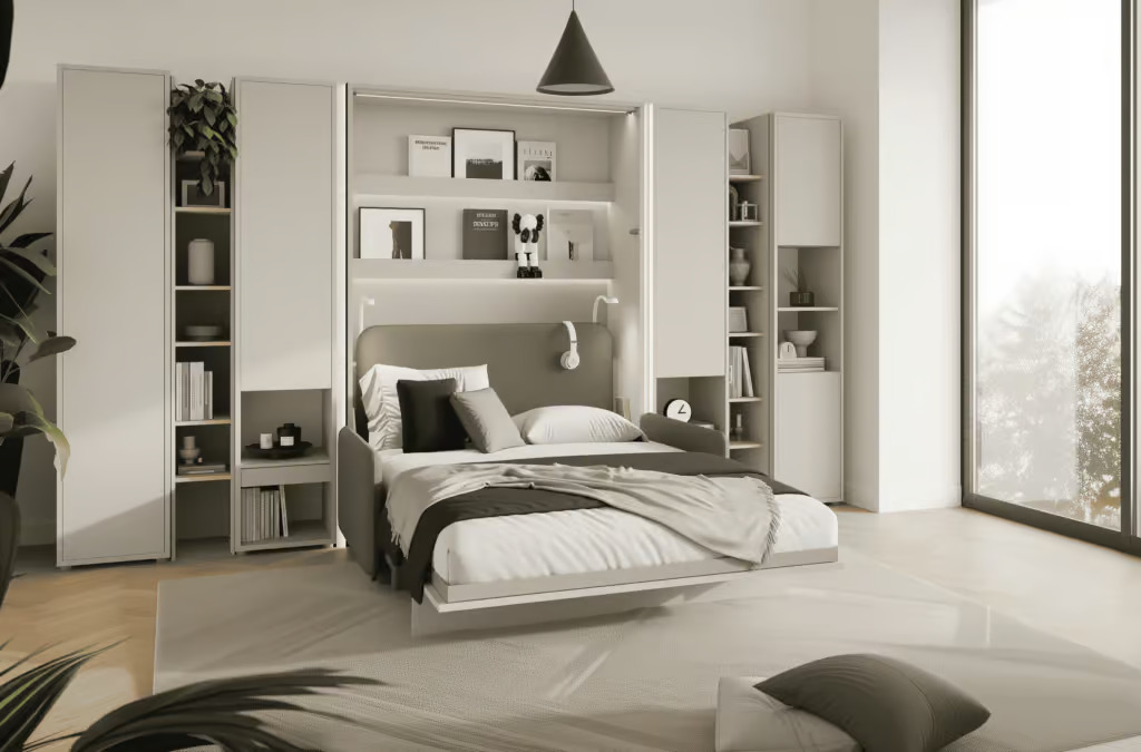 Aménager une chambre - ensemble SMART canapé armoires et tête de lit - article de blog