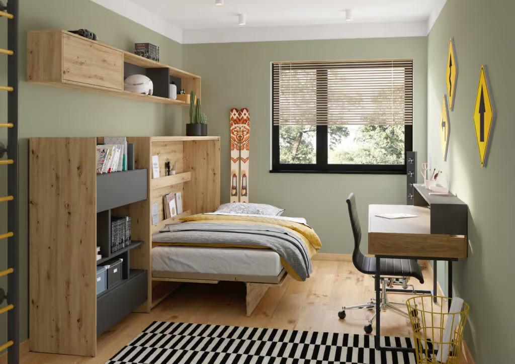 Aménager une chambre ado - Ensemble SMART horizontal et rangements - article de blog