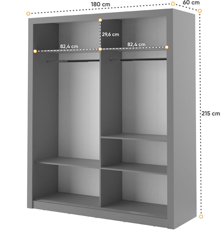 Dimensions dressing penderie