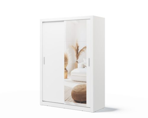 Armoire 2 portes avec miroir KAMAZZA